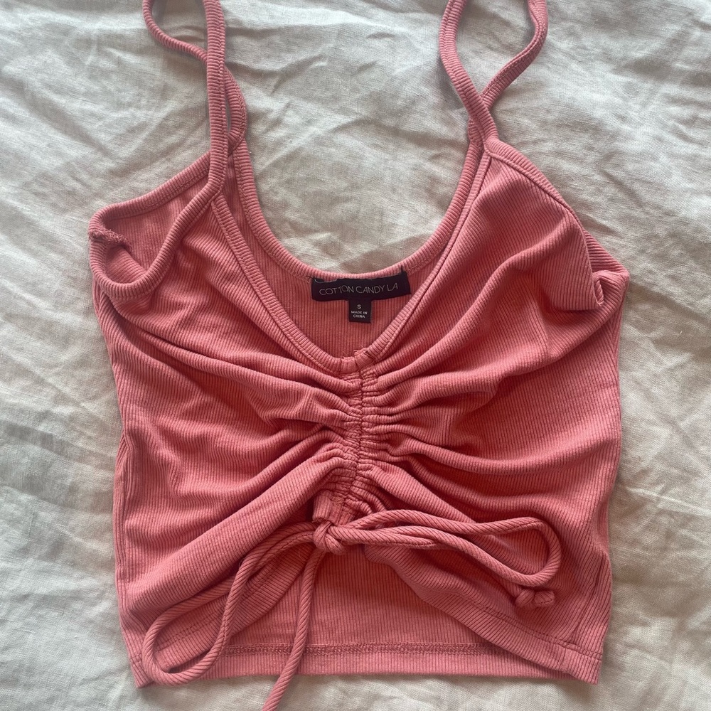 Pink tank top
